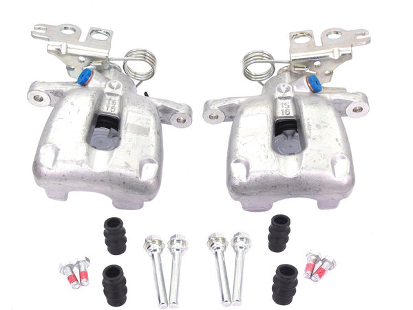 CADDY MAXI MK32004-15 2 REAR BRAKE CALIPERS +SLIDER PINS 2K0615424A 2K0615423A