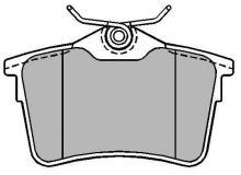 CITROEN BERLINGO REAR BRAKE PADS FULL SET 2009 ON MODELS