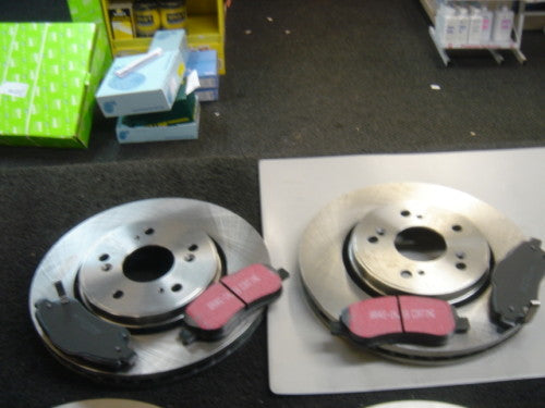 FOR HONDA CIVIC 1.7CDTI FRONT BRAKE DISCS PADS 5 STUD