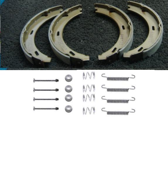 VAUXHALL VECTRA B OMEGA CARLTON CALIBRA REAR HANDBRAKE SHOES  & FITTINGS  KIT 