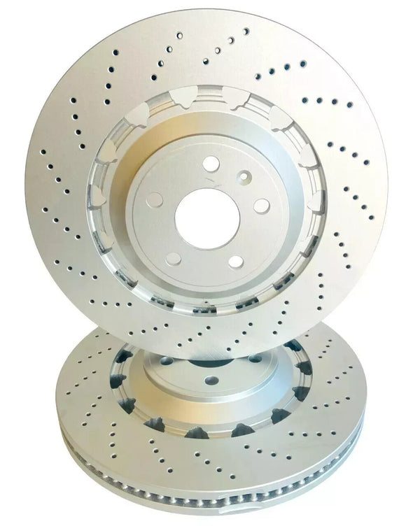 FOR LEON ATECA FORMENTOR CUPRA TSi  DRILLED BRAKE DISCS 370X32MM 8J0615301 E F K