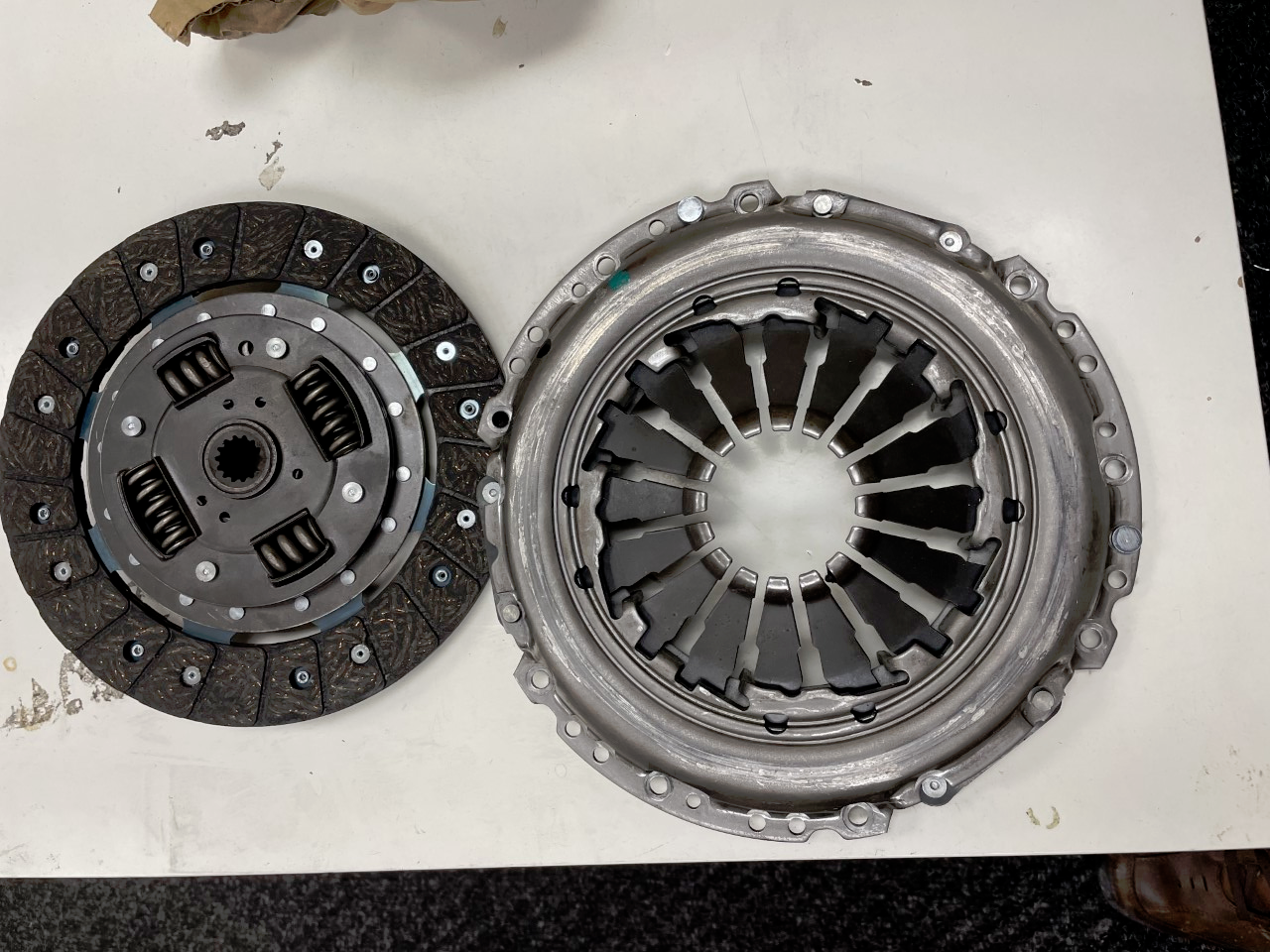 FOR CORSA C D COMBO DIESEL 1.3CDTi 2 PCE CLUTCH KIT 14 SPLINE SOLID FLYWHEEL