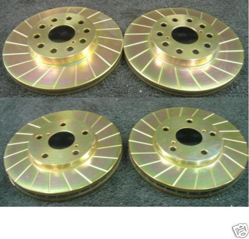MR2 GT T BAR SW20 92-2000 GROOVED BRAKE DISC FRONT REAR