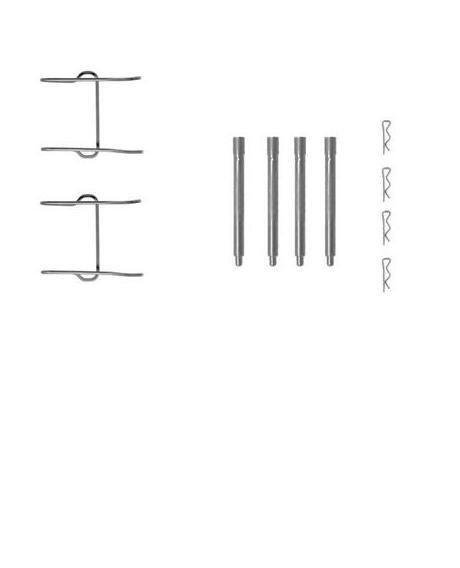 PEUGEOT 406 607  REAR BRAKE PAD PIN FITTING KIT 