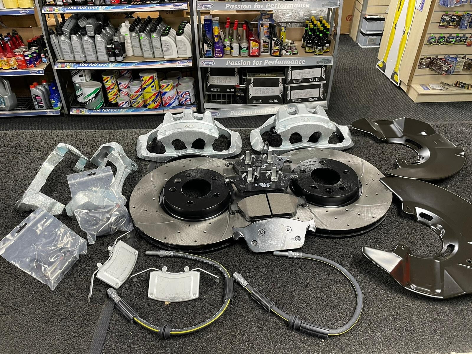 VW TRANSPORTER T5 T6 CARAVELLE BIG BRAKE UPGRADE CONVERSION CALIPER KIT 340mm