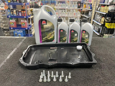 BMW 8 SPEED AUTOMATIC TRANSMISSION SUMP SERVICE KIT FILTER GASKET SEAL + OIL