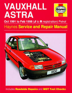 HAYNES FOR  VAUXHALL ASTRA OCT 91- FEB 98 SERVICE AND REPAIR MANUAL