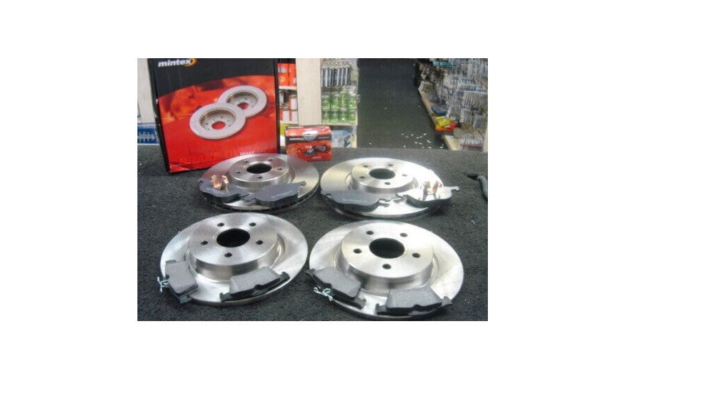 FOR VOLVO V40 D2 R-DESIGN LUX FRONT REAR MINTEX DISC BRAKE PADS 300MM + 280MM