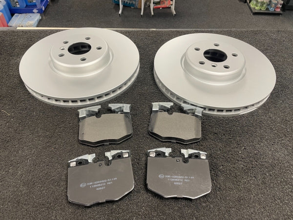  BMW 5 SERIES G30 G31 M SPORT FRONT BRAKE DISCS FRONT BRAKE PADS