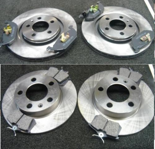 BORA 1.4 1.6 1.9TD FRONT REAR BRAKE DISCS & PADS 5 STUD