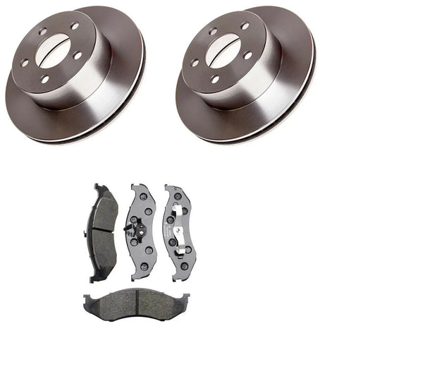 FOR JEEP WRANGLER TJ YJ 2.5 4.0 1997-2006 FRONT BRAKE DISCS  BRAKE PADS 280mm