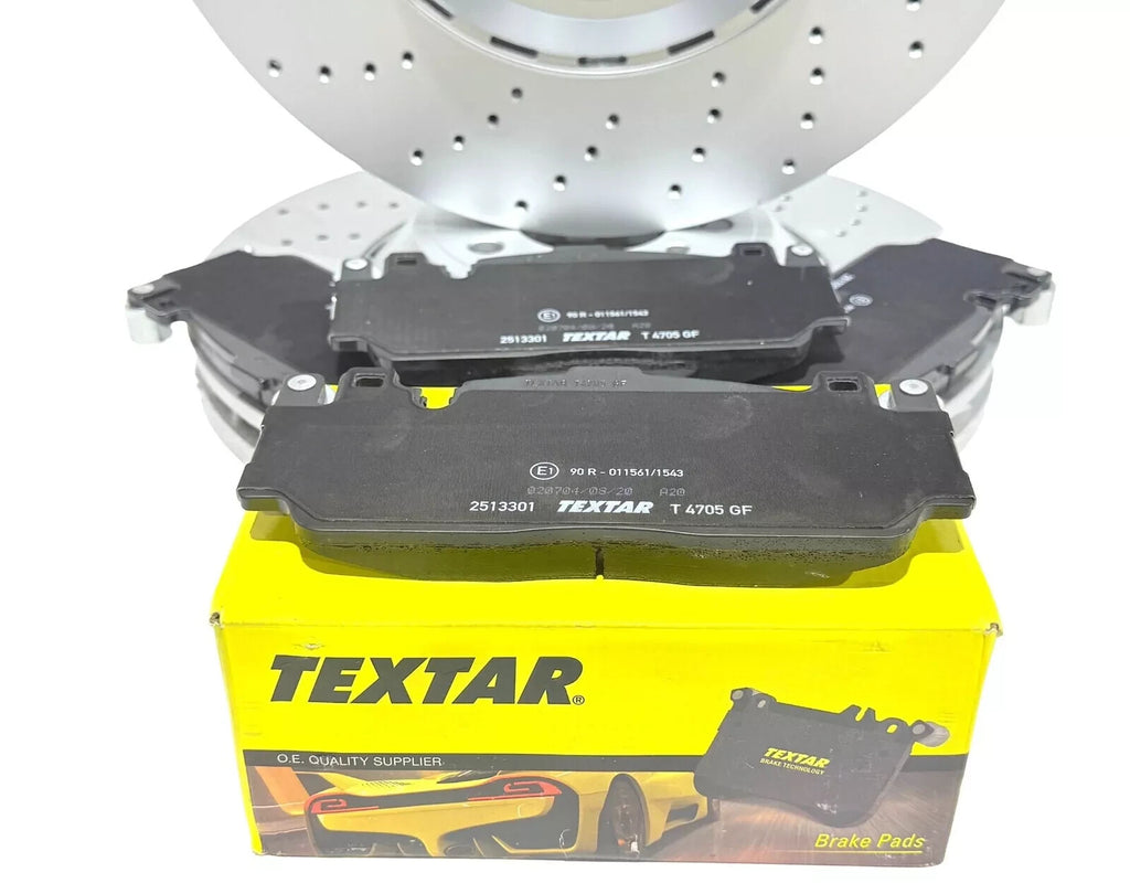 BMW M6 competition 2012-18 2 FRONT BRAKE DISC TEXTAR BRAKE PADS