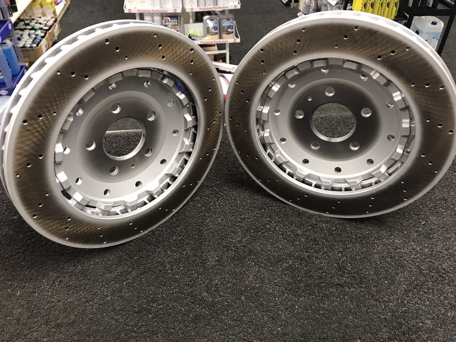 AUDI RS5 R8 RS4 B8 2 NEW PERFORMANCE FRONT BRAKE DISC 2013-2016