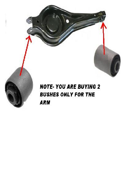 FORD MONDEO ESTATE 2000-07 REAR SUSPENSION TRAILING WISHBONE ARM BUSH  BUSHESX 2