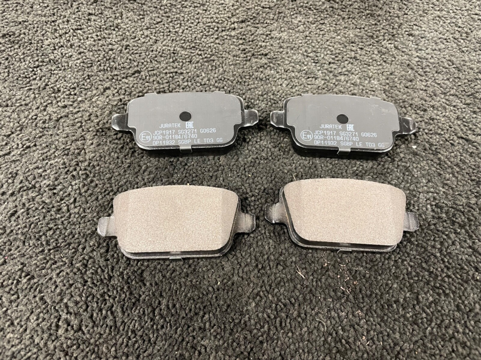 FORD GALAXY  TDCI DIESEL 130BHP 2006-2010 BRAKE PADDS FRONT REAR BRAKE PADS  SET