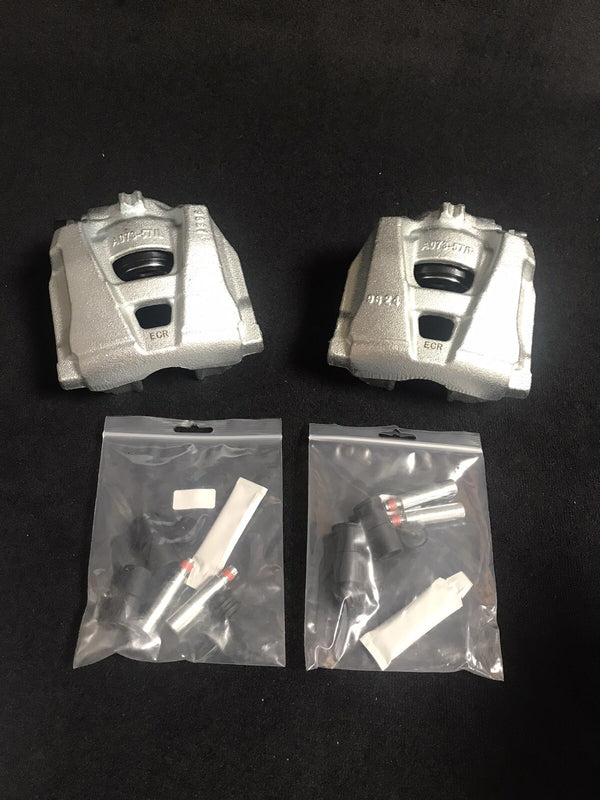 2 FRONT BRAKE CALIPER+SLIDER PIN KITS FOR AUDI FOR AUDI A5 2007-15 314MM DISCS