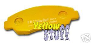 FOR HONDA S2000 EBC YELLOW STUFF  FRONT + REAR  PADS