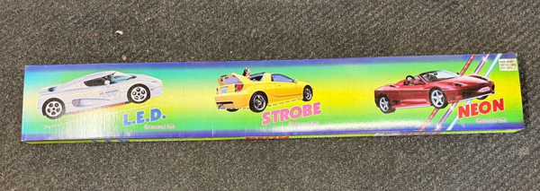 4PCS RACING CAR UNDERBODY UNDERGLOW RED STROBE NEON ACCENT LED LIGHTS TUBES