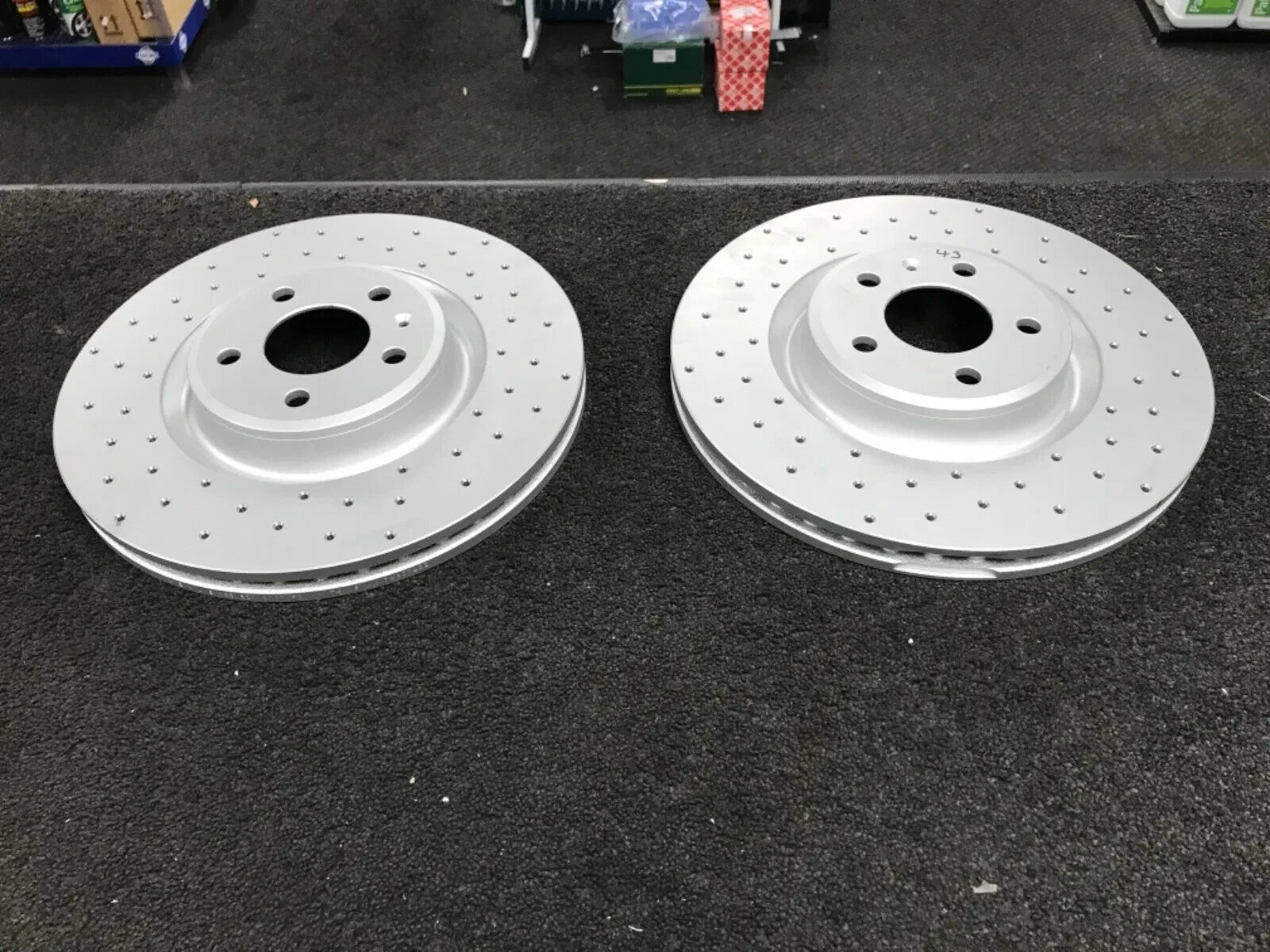 A4 S4 Q5 S5 QUATTRO CROSS DRILLED BRAKE DISC 345MM 8K0615301B 8K0615301E