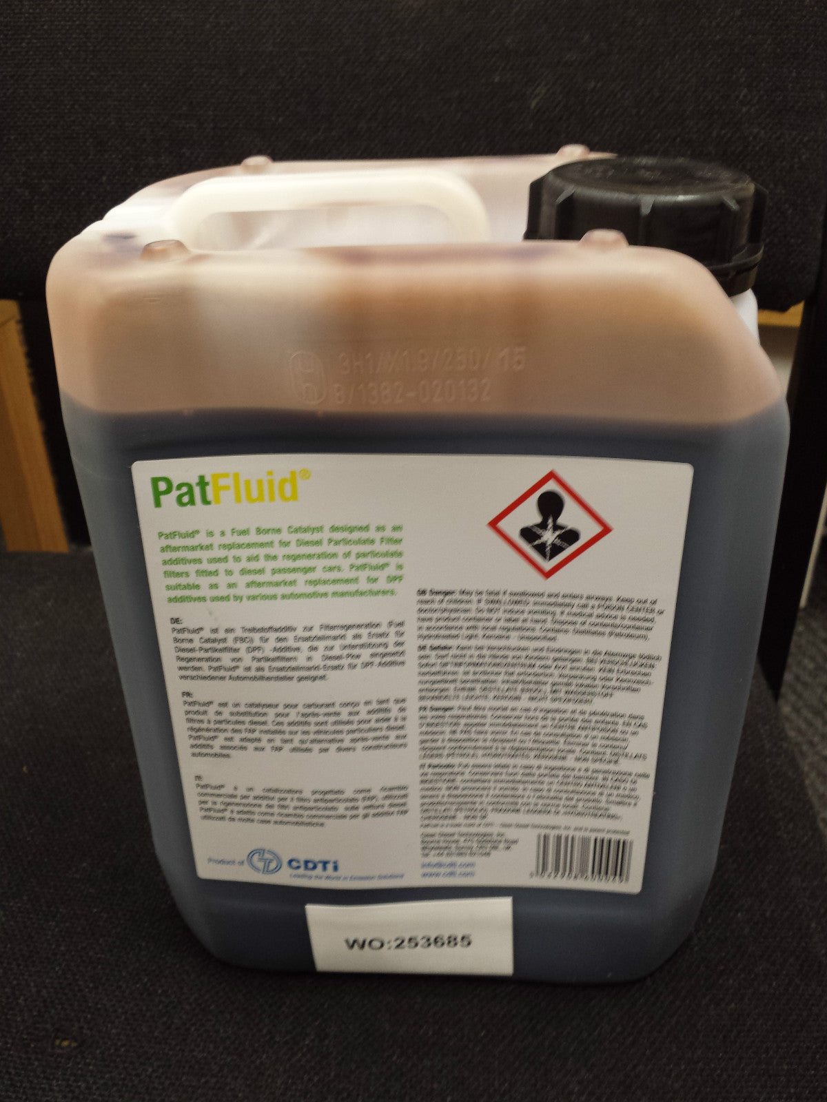 PAT FLUID DPX 42 176 5 LITRE DPF DIESEL PARTICULATE FILTER CLEANER REGENARATOR