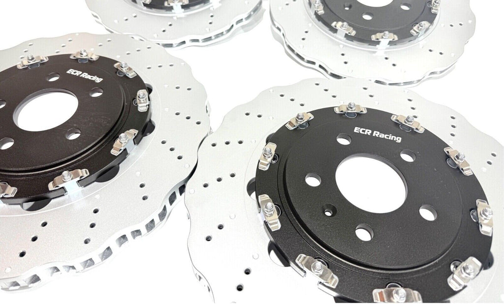 AUID R8 2007-15 PERFORMANCE WAVEY FLOATING BRAKE DISCS  FRONT REAR