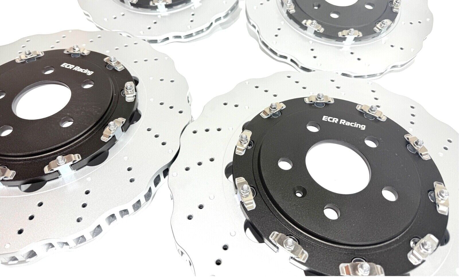 AUID R8 2007-15 PERFORMANCE WAVEY FLOATING BRAKE DISCS  FRONT REAR