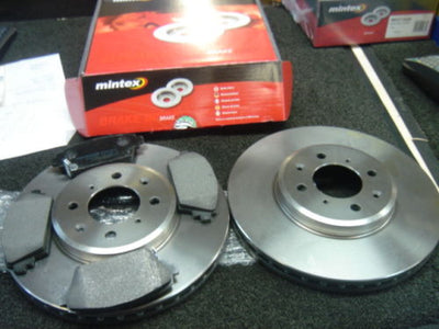ROVER MG ZS 180 2.5 MINTEX BRAKE DISCS & PADS 282mm