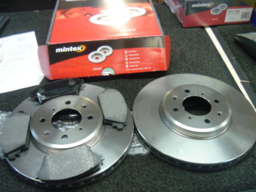 ROVER MG ZS 180 2.5 MINTEX BRAKE DISCS & PADS 282mm