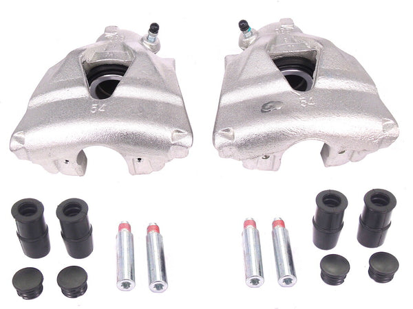 4 BRAKE CALIPER FRONT REAR+SLIDER AUDI A3 CORDOBA IBIZA LEON TOLEDO 288MM DISC
