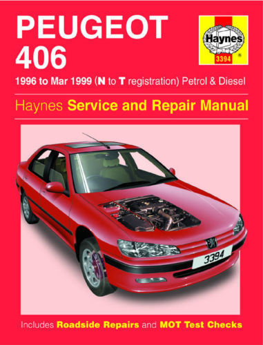 HAYNES FOR  PEUGEOT 406 96 TO MAR 99 N TO T REG PETROL AND DIESEL 