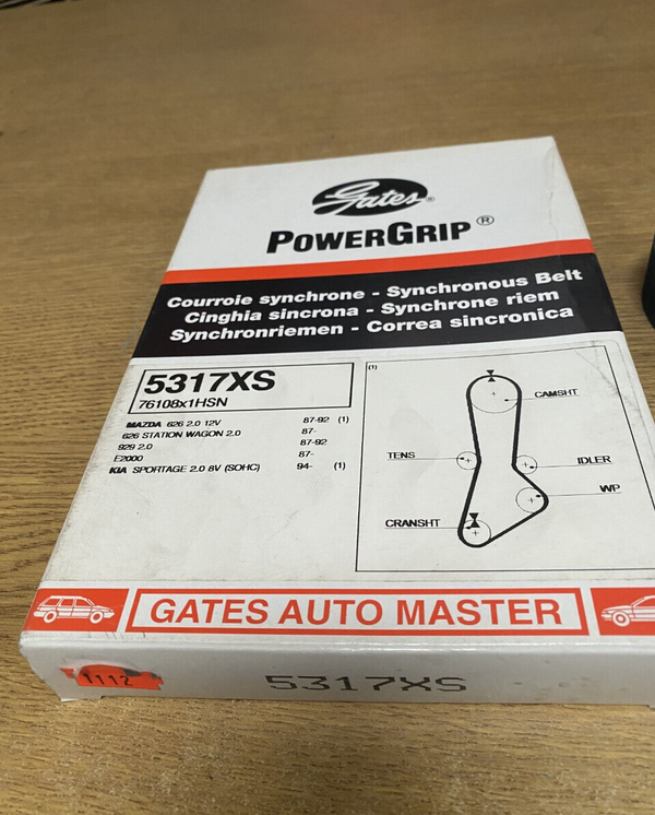FOR MAZDA 626 BONGO E2000 2.0 GATES POWERGRIP TIMING BELT 5317XS