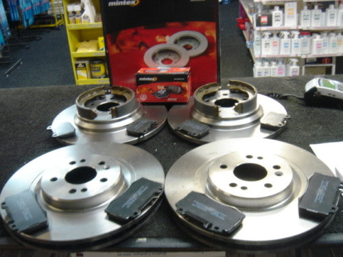 FOR MERCEDES ML270 TD MINTEX BRAKE DISC PADS HB SHOES