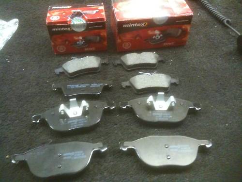 VECTRA C 02> SIGNUM 03>  MINTEX FRONT & REAR BRAKE PADS
