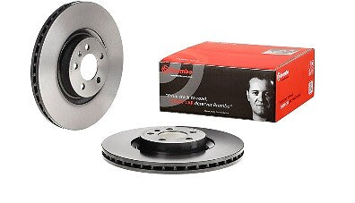 Pair of Front Brake Discs FOR AUDI A1 GB 2.0  18->20 GBA ORIGNAL BREMBO