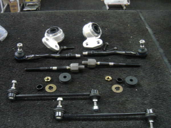 BMW 3 SER E46 316 318 320 323 325 330 328 Z4 WISHBONE BUSHES LINKS TRACK ROD END