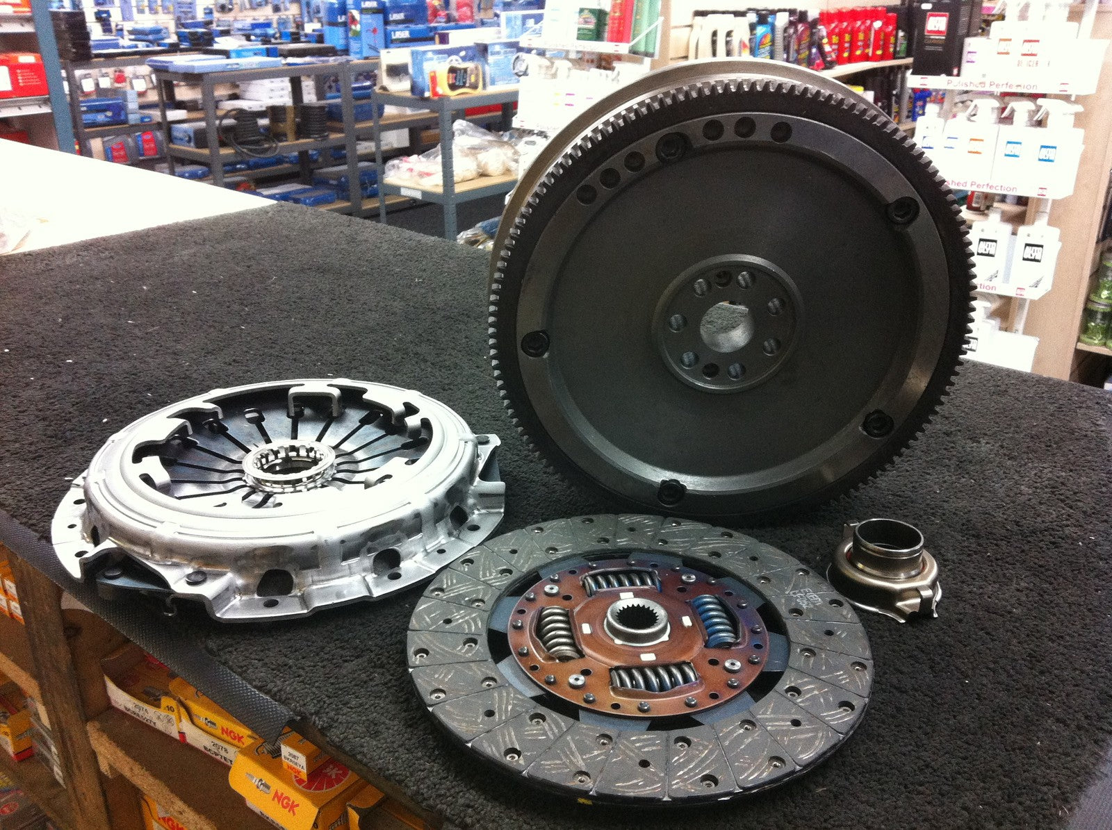 FOR MITSUBISHI SHOGUN PAJERO 3.2DIESEL FLYWHEEL CLUTCH KIT SOLID CONVERSION