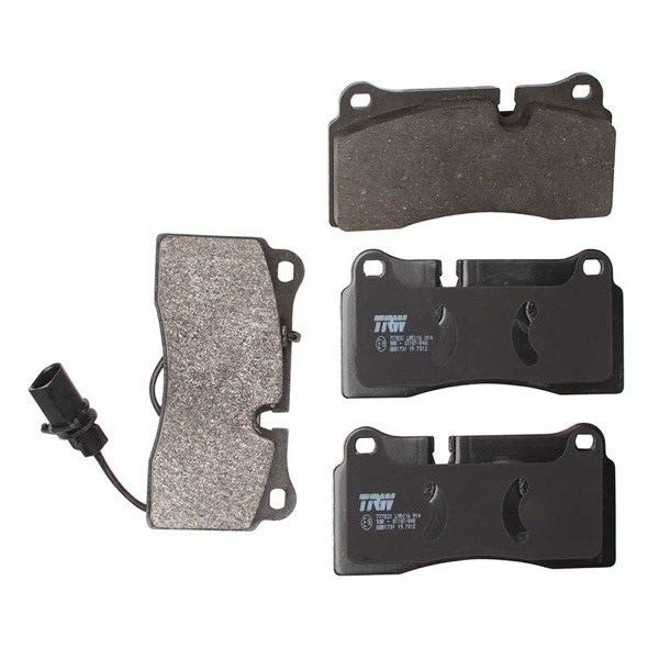FOR LAMBORGHINI HURRACANE 2014ON REAR GENUINE TRW BRAKE PADS + SENSORS