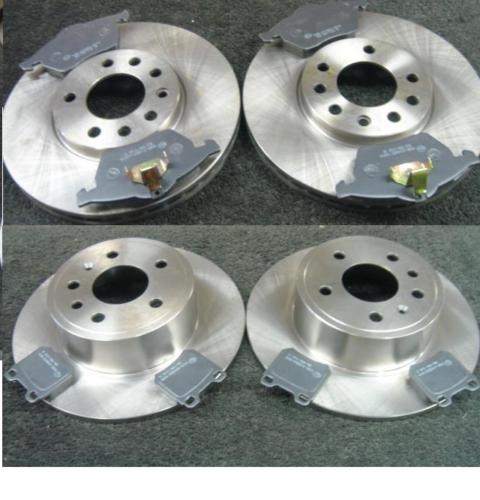 VECTRA B 95-02 FRONT & REAR MINTEX  BRAKE DISCS &PADS 