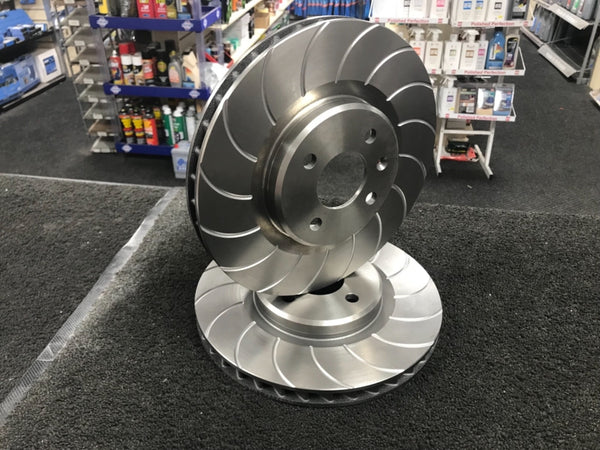 LOTUS EXIGE SCC CUP GROOVED PERFORMANCE BRAKE DISC 16 GROOVE