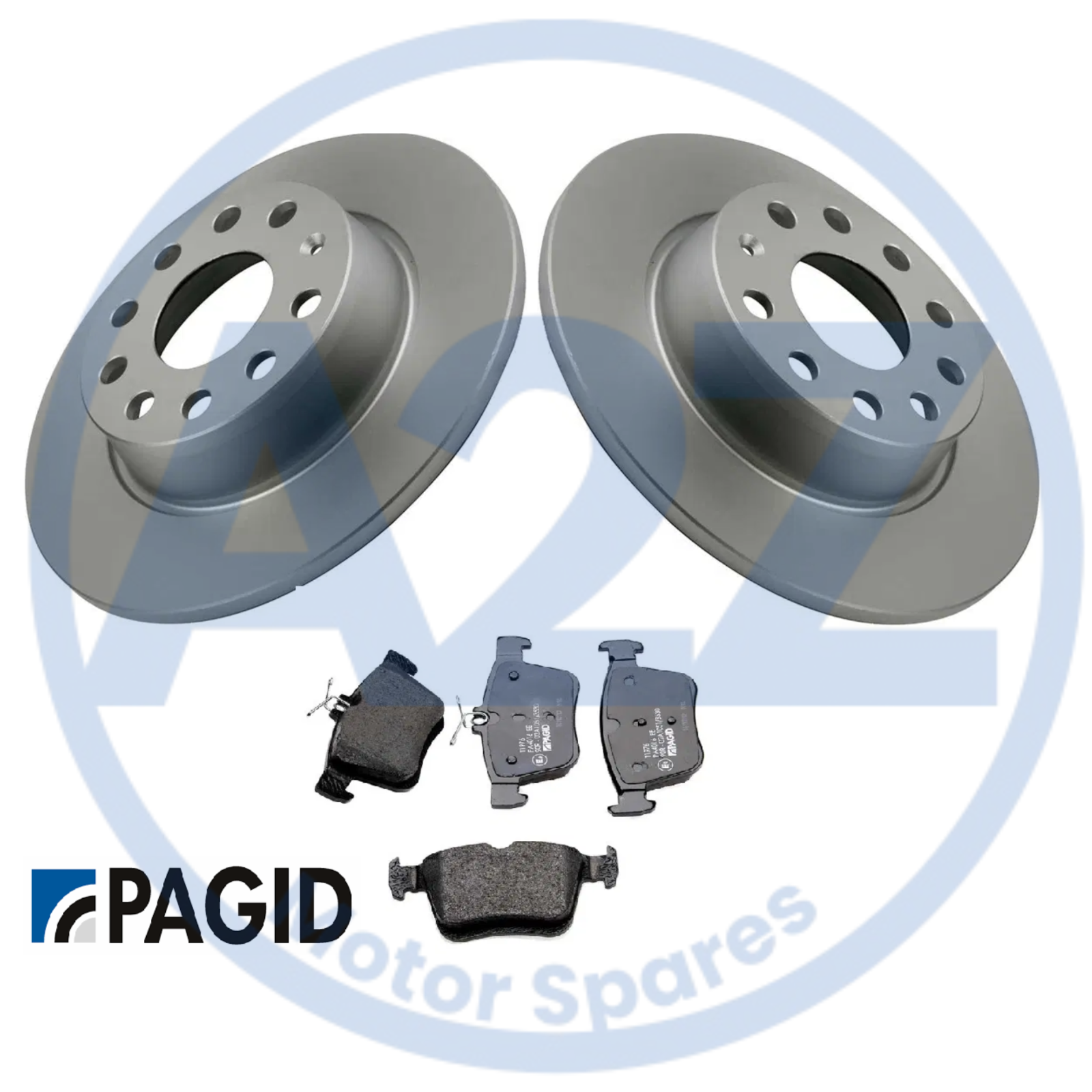 NEW REAR PAGID BRAKE DISCS 272MM & PADS FIT VW GOLF GTD MK7 2.0 TDI 2013 ON