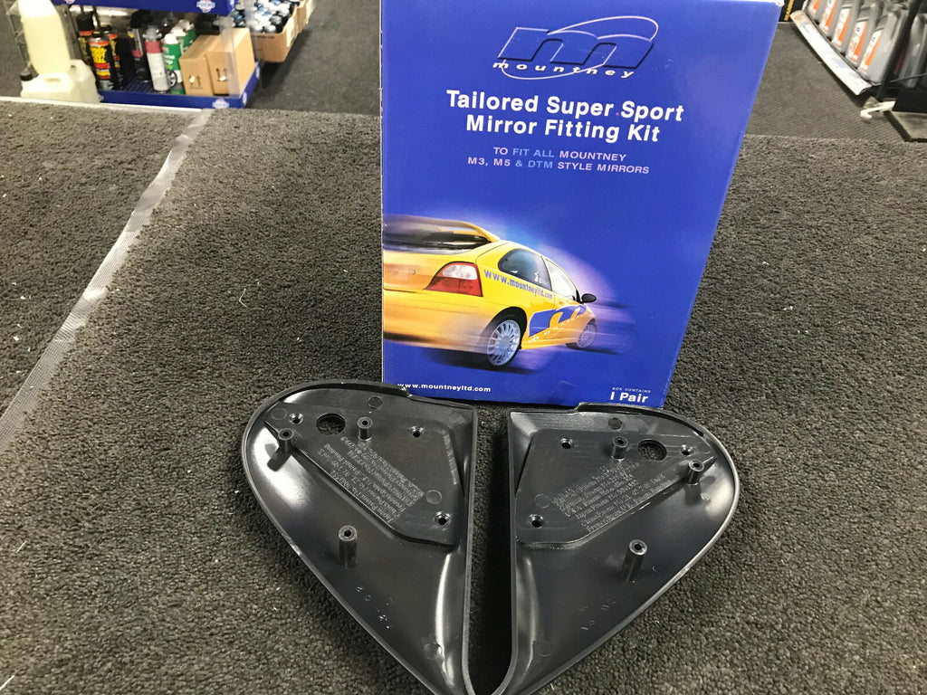 M3 STYLE SIDE MIRROR FIXING BACKING PLATES FOR FIAT PUNTO 3 DOOR 