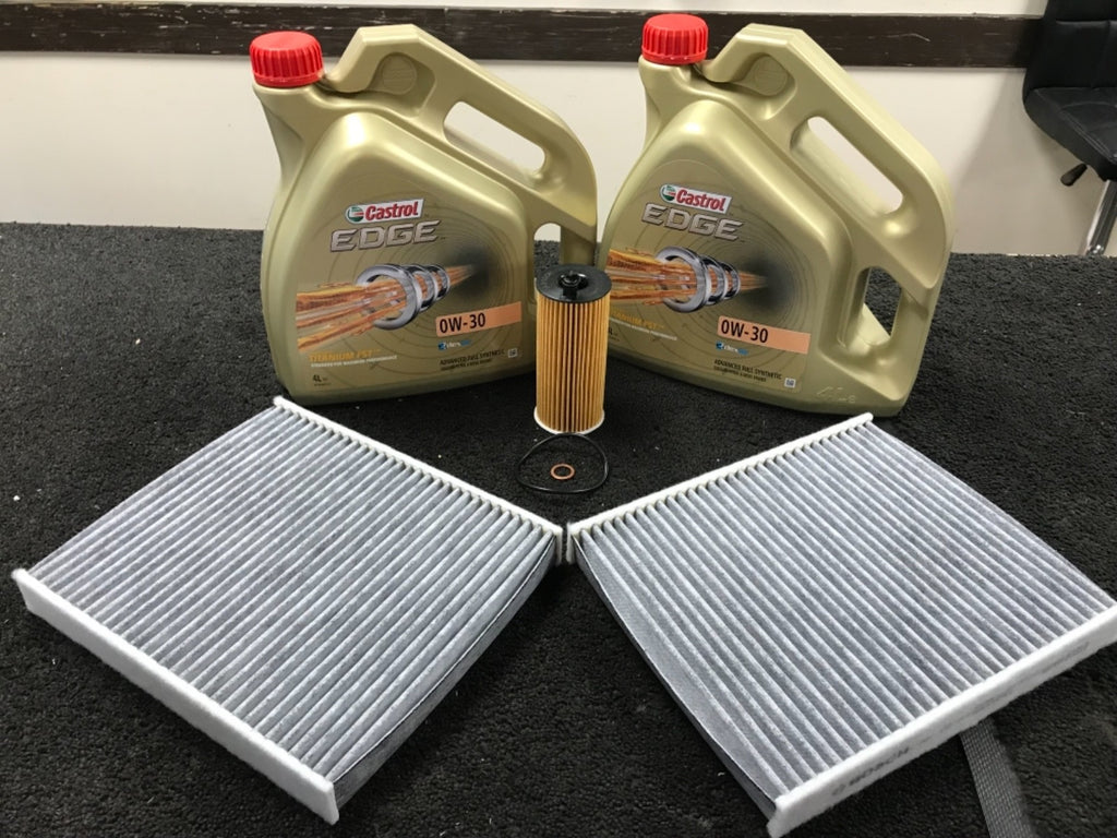  Pollen / Cabin and Oil Filter BMW F10 535d  + Castrol Edge 0W-30 8 liters