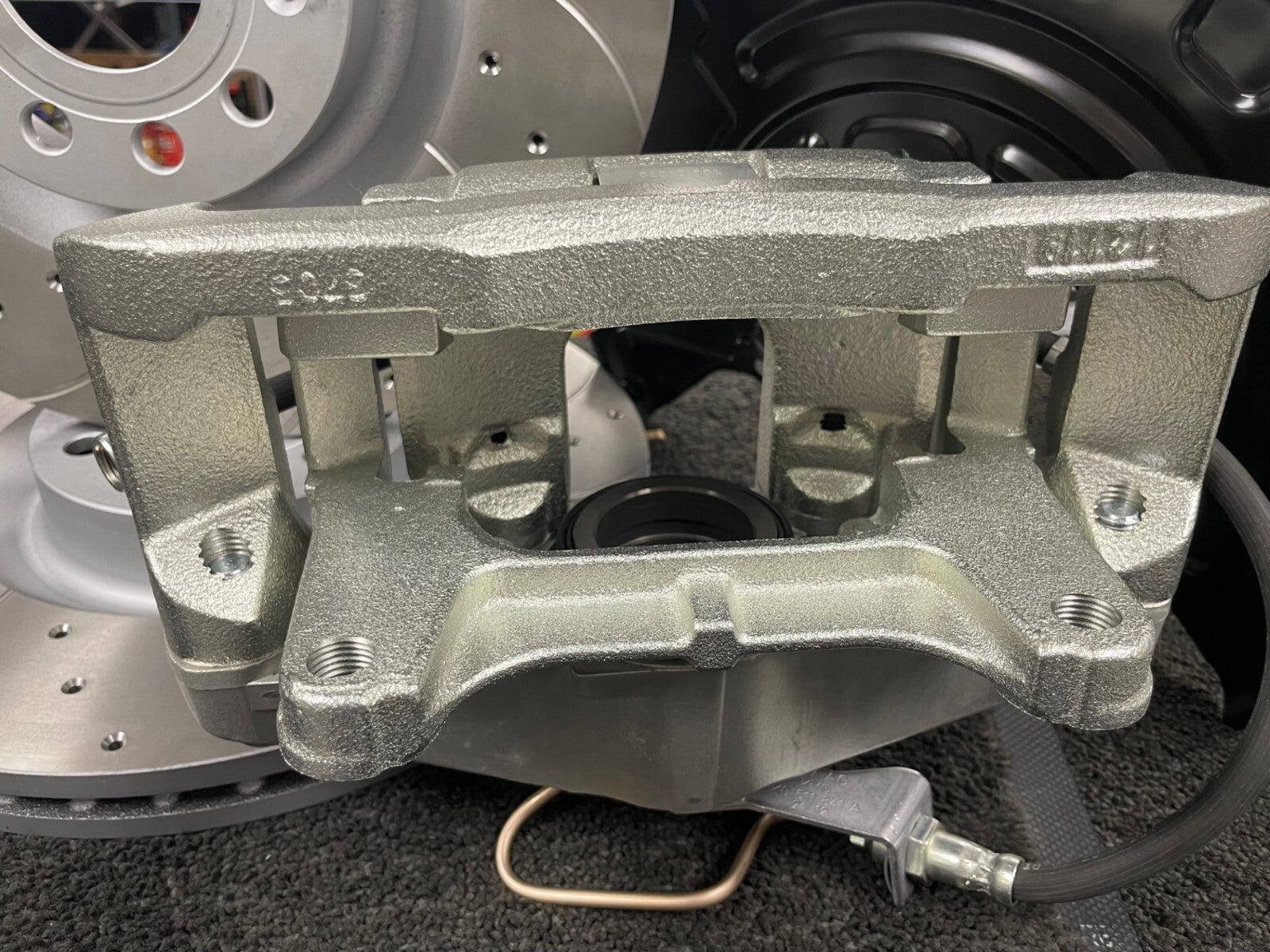 AUDI A3 8P TFSi TDi S3 BIG BRAKE UPGRADE CONVERSION KIT BRAKE FRONT REAR +HOSES