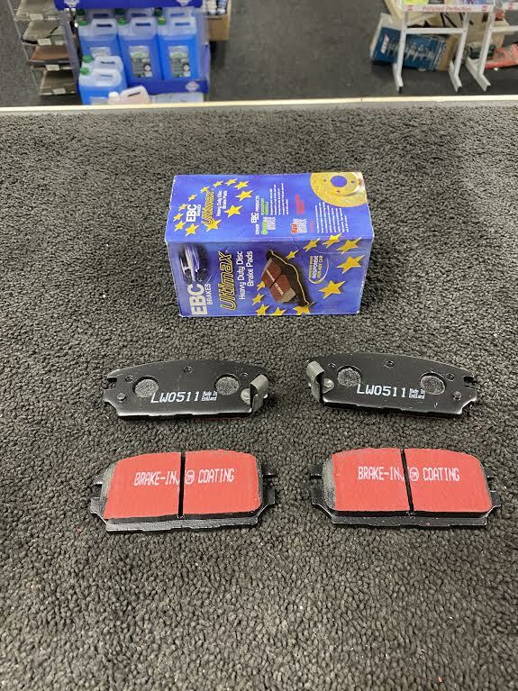 FOR MITSUBISHI CHARIOT GRANDIS 3.0 (10/99) EBC REAR BRAKE PADS SET OF 4