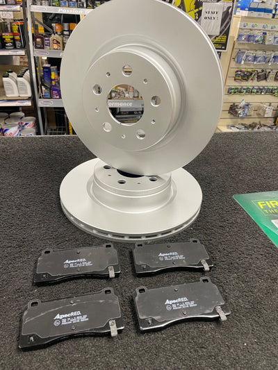 FOR TESLA 3 MODEL S 60 S70 S75 P85D P90D 2013-  FRONT BRAKE DISCS & PADS