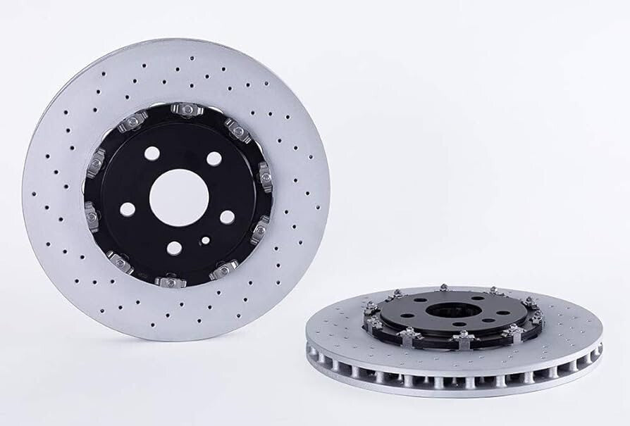FRONT PERFORMANCE DRILLED 2 PIECE FLOATING BRAKE DISCS FOR INSIGNIA VXR 2.8 13-