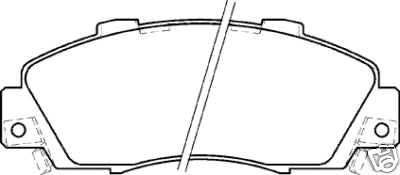 FOR HONDA ACCORD TYPE R BRAKE PADS MINTEX FULL SET