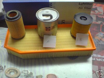 FOR MERCEDES ML 270 ML270 OIL AIR FUEL FILTER CDI SERVICE  