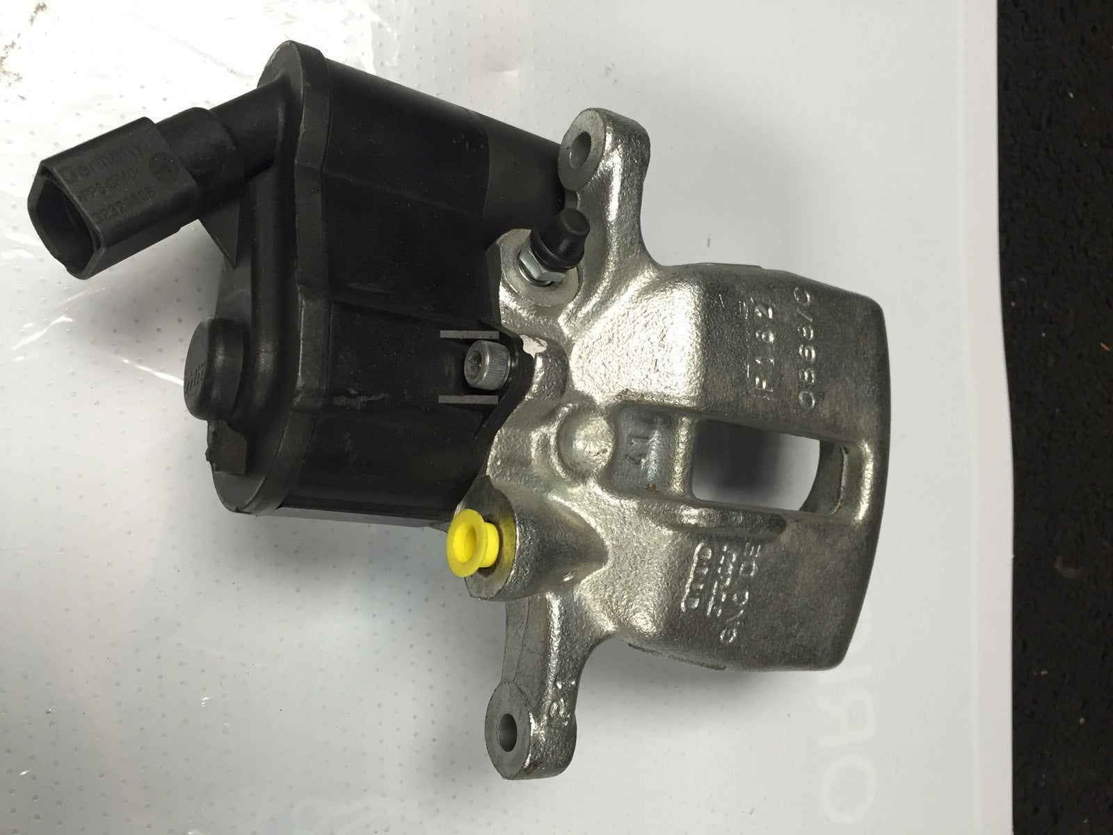 REAR BRAKE CALIPER MOTOR LH SIDE AUDI A6 C6 TDi TFSi 41MM SOLID DISC OE 