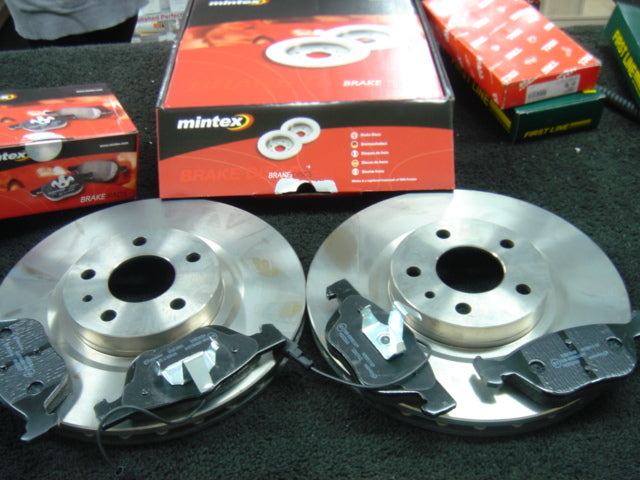 FOR FIAT MULTIPLA 1998-2005 MINTEX BRAKE DISCS MINTEX BRAKE PADS